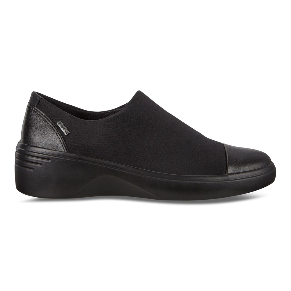 Slip On Mujer - ECCO Soft 7 Wedge - Negros - LNX376801